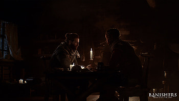 Banishers New Eden Ghostly Encounter, video game, Banishers: Ghosts of New Eden, candlelight, dim lighting, medieval HD wallpaper
