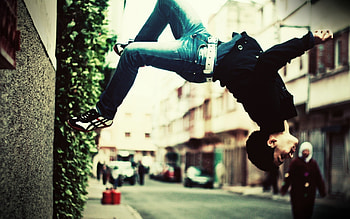 Roll, Parkour HD wallpaper