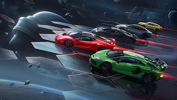 Pubg Mobile X Lamborghini Aventador, lamborghini-aventador-svj, lamborghini-aventador, lamborghini, cars, pubg, games, video-games HD wallpaper