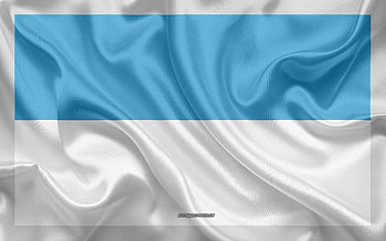 Flag of Valle del Cauca, , silk texture, Valle del Cauca, Colombian city, Valle del Cauca flag, Colombia HD wallpaper