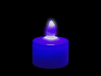 Mini-Candle-Light-Blue, blue, candle, , light, cool, mini HD wallpaper