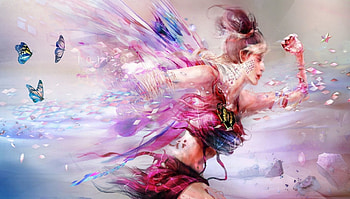 Kuujou Jolyne Batterfly Beauty, Girl, Computer Wall, BatterFly, Sci Fi, Anime HD wallpaper