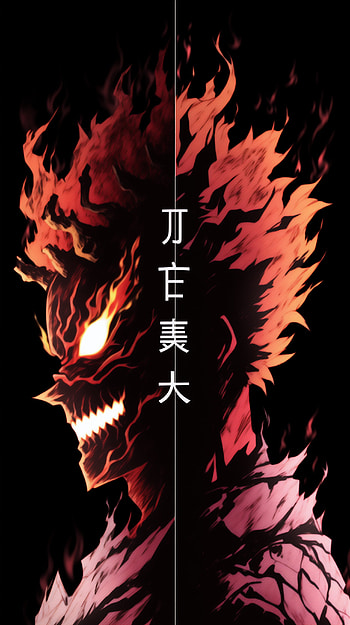 Hellfire Demon Mobile, fire, fantasy, demon HD phone wallpaper