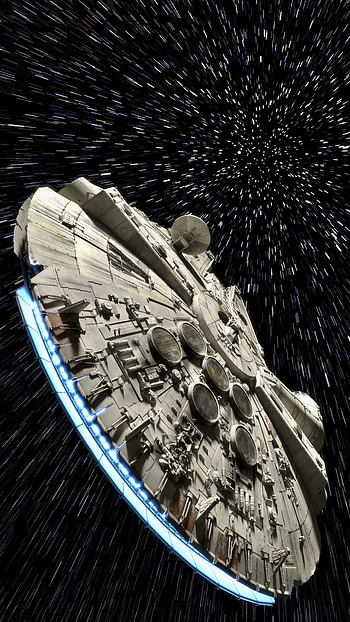 Star Wars Millennium Falcon, , Epic background, Star Wars fan HD phone wallpaper
