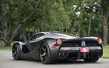 Ferrari, Cars, Back View, Rear View, Supercar, Laferrari HD wallpaper