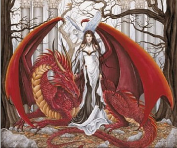 Dragon Girl, dragon, girl, dragon and girl HD wallpaper
