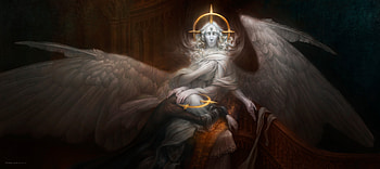 Lassitudinem, de delirium x veritatem, wings, fantasy, art, luminos, angel, dark HD wallpaper