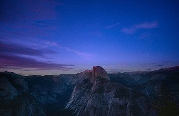 Rock peak, yosemite park, mountains HD wallpaper