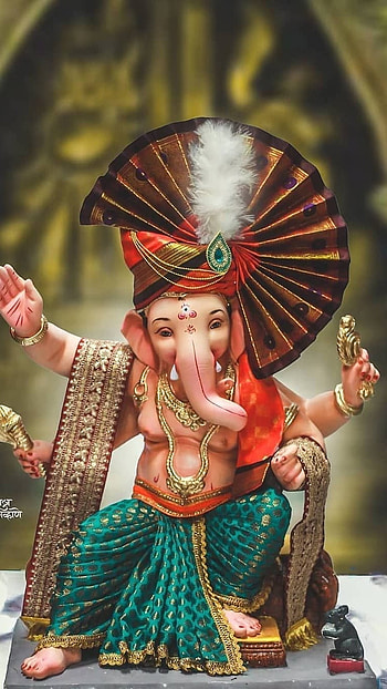 Ganpati Ka, Beautiful, Background HD phone wallpaper