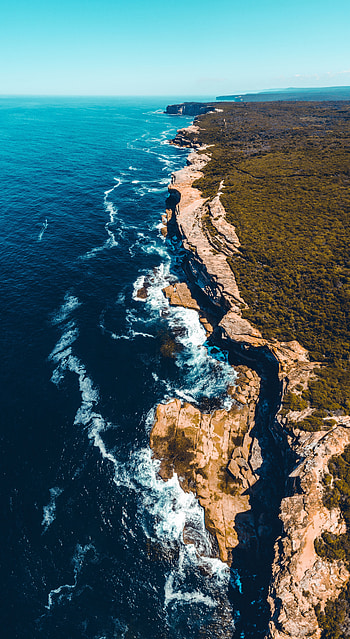 Nature, Sea, Rocks, Coast, Ocean, Surf HD phone wallpaper