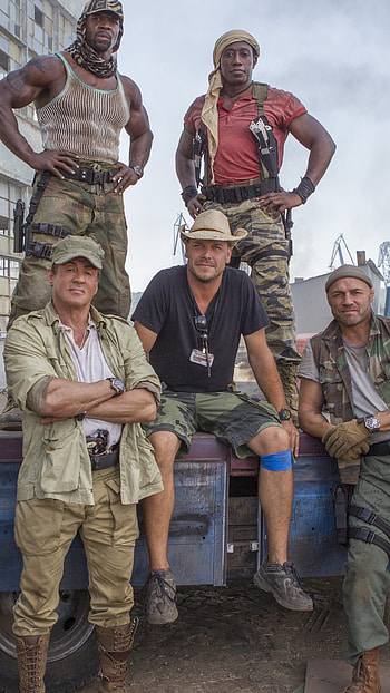 The Expendables, Action-packed franchise, Undeniable chemistry, Epic team-ups HD phone wallpaper