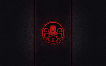 Captain America Hydra Minimalism, captain-america, logo, minimalism, skull HD wallpaper