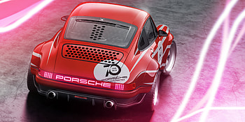 Porsche 911 Rear Art, porsche-911, porsche, cars, 2018-cars, behance, art HD wallpaper