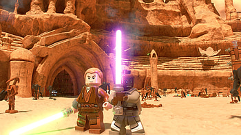 LEGO gaming experience, Skywalker family legacy, Epic space battles, Force wielders HD wallpaper
