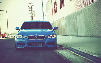 Midnight Blue BMW 328i — Urban Street, Blue Car HD wallpaper