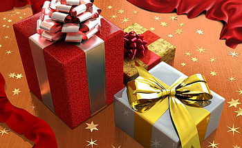 Holidays, Stars, Holiday, Bows, Presents, Gifts HD wallpaper