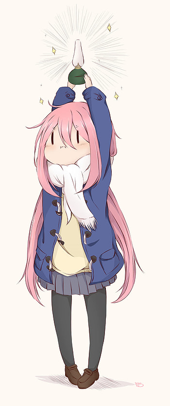 Nadeshiko yuru camp, eye, head, anime HD phone wallpaper
