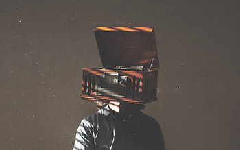 Music, Miscellanea, Miscellaneous, Head, Human, Person, Digital Art, Creative, Gramo HD wallpaper