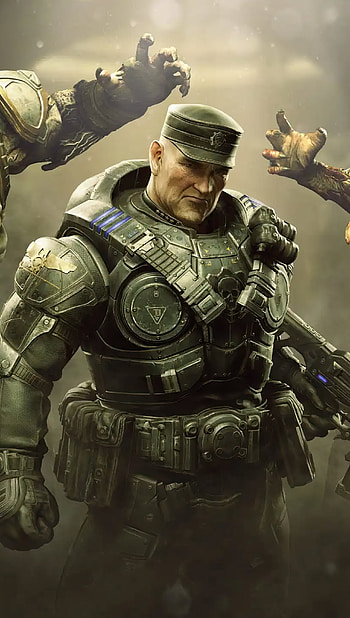 Gears of War 5 Season 6, Speyer cityscape, Post-apocalyptic world, Action-packed adventure HD phone wallpaper
