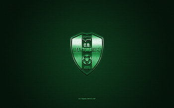 Real Tomayapo, Bolivia football club, green logo, green carbon fiber background, Bolivian Primera Division, football, Tarija, Bolivia, Real Tomayapo logo HD wallpaper