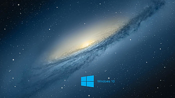 Windows 10 Background with Scientific Space Planet Galaxy . HD wallpaper