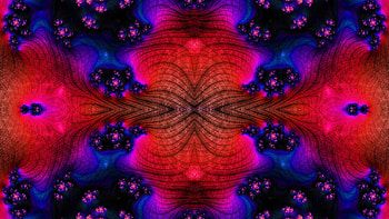 Trippy Psychedelic Fractal, trippy, psychedelic, aesthetic, pattern, Abstract, fractal HD wallpaper