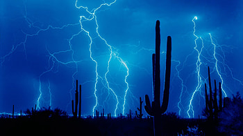 Lightning, Thunder-storm, Elements . HD wallpaper