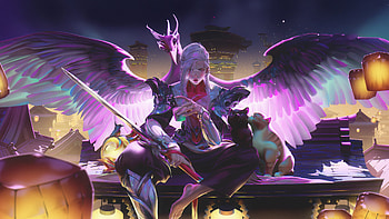 Angelic Guardian, artist, artwork, art, digital-art, anime-girl, artstation HD wallpaper