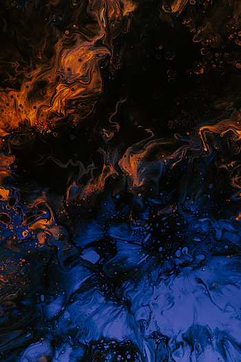 Abstract, Divorces, Paint, Liquid, Brown, Fluid Art HD phone wallpaper