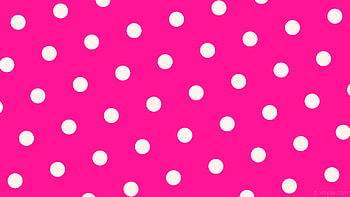 white pink polka dots hexagon deep pink seashell HD wallpaper