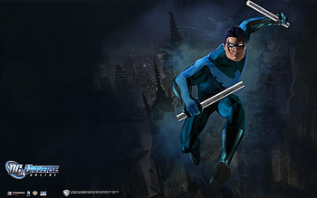 Blue Nightwing Full HD wallpaper
