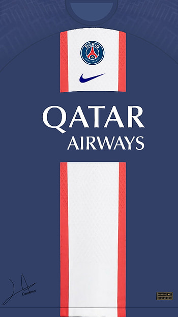 PSG official kit 22-23, football, France, Paris HD phone wallpaper