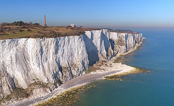 White Cliffs of Dover, Pro EU banner, Brexit, Political statement HD wallpaper