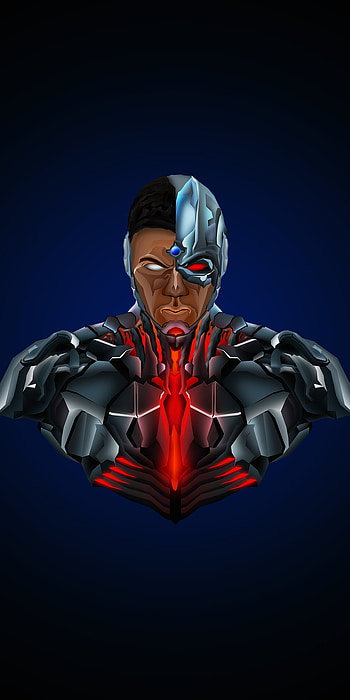 Comic, cyborg HD phone wallpaper