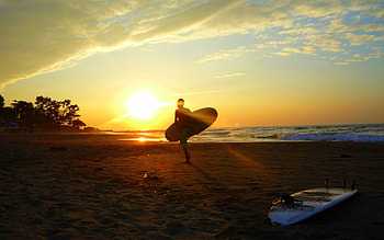 Sports, Ocean, Morning, Surf HD wallpaper