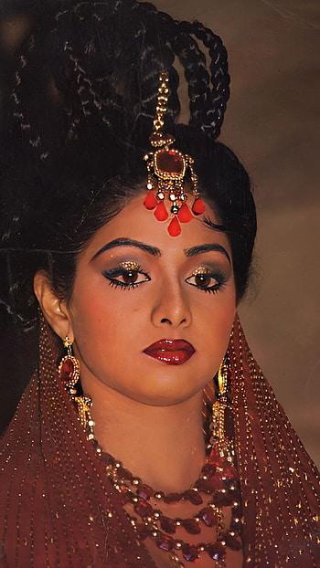 Sreedevi, bollywood actress, vintage HD phone wallpaper