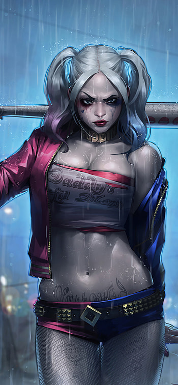 Harley Quinn, , Eye-catching design, Fan-made artwork HD phone wallpaper