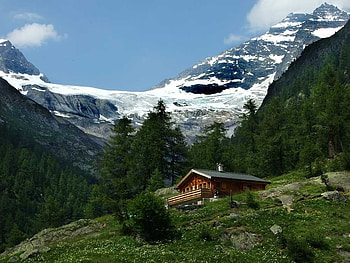swiss chalet, nature, switzerland, vacation, mountain HD wallpaper