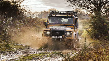 Land Rover Defender, Off-road Driving HD wallpaper