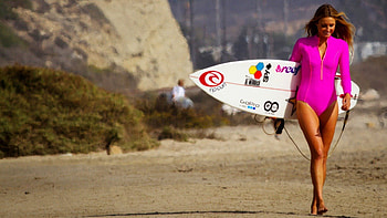Alana Blanchard, sexy, surfer girl, Alana, surf HD wallpaper