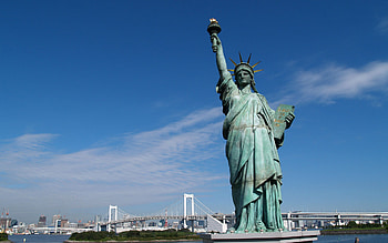 Architecture, Statue Of Liberty HD wallpaper