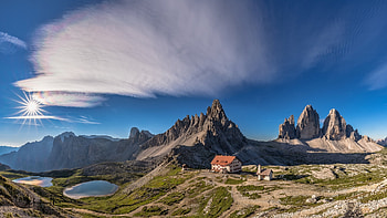 The-three-Peaks-of-Lavaredo, The, Peaks, three, of, Lavaredo HD wallpaper