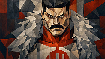 Thragg Ascendant — Invincible, Thragg (Invincible), Portrait, Man, Mustache, Coat HD wallpaper
