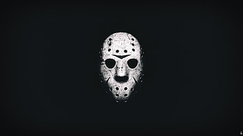 Friday The 13th Monochrome , friday-the-13th-the-games, monochrome, mask, black-and-white HD wallpaper