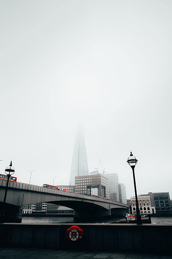 Cities, Architecture, City, Skyscraper, Building, Bridge HD phone wallpaper