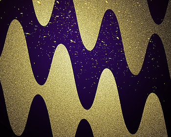 Abstract, Rain, Waves, Blue Background HD wallpaper