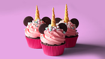 Disney unicorn cupcakes, Magical treats, Colorful and fun, Whimsical delight HD wallpaper
