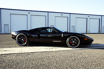 Black GT, ford, black, car, gt HD wallpaper