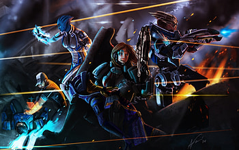 Mass Effect, Animated , Visual spectacle, Immersive experience HD wallpaper