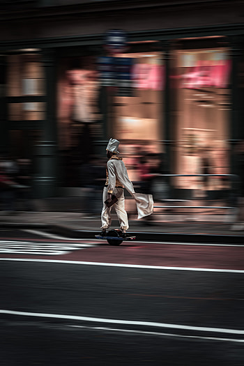 City, Miscellanea, Miscellaneous, Road, Human, Person, Street, Hoverboard HD phone wallpaper